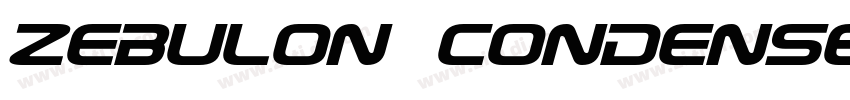 Zebulon Condensed字体转换